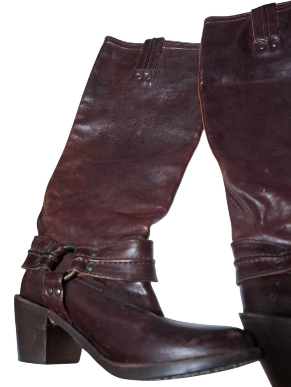 Frye Carmen Harness Tall Boots (Size 9) - Picture 3 of 6